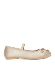 Guess Baleriny CEO-CS6666-13 Beżowy jasny. Brązowe baleriny dziewczęce Guess, z aplikacjami, z materiału, bez zapięcia. Za 149.99 zł.