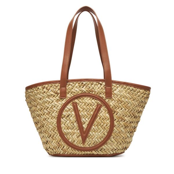 Torebka Valentino. Brązowe torebki do ręki damskie Valentino, bez wzorów, bez dodatków. Za 239.99 zł.