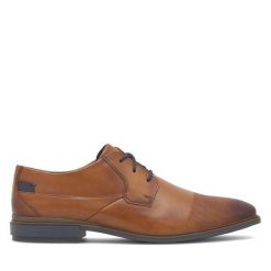 Półbuty Lasocki. Brązowe eleganckie półbuty Lasocki, wizytowe, bez zapięcia. Za 249.99 zł.