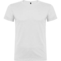 Męska Koszulka Z Krótkim Rękawem Beagle. Białe koszulki sportowe męskie ROLY, m, bez wzorów, bez kołnierzyka, bez ramiączek, trekkingowe. Za 27.99 zł.