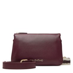 Torebka Valentino. Czerwone listonoszki damskie Valentino, bez wzorów, bez dodatków. Za 439.99 zł.