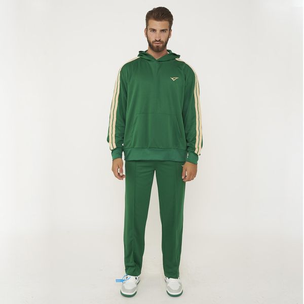 Komplet dresowy SPACE STELLAR zielony. Brązowe buty sportowe męskie Legea, z dresówki, bez zapięcia, na fitness i siłownię. W wyprzedaży za 163.00 zł.