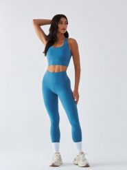 Legginsy Sportowe BeShaped Pilates Joga. Czarne legginsy damskie BESHAPED, xs, bez wzorów, z dzianiny, z podwyższonym stanem, na fitness i siłownię. Za 199.00 zł.