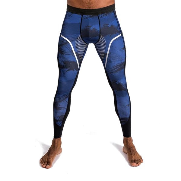 Legginsy męskie Venum Electron 3.0 Spats. Niebieskie legginsy sportowe męskie VENUM, l, bez wzorów. Za 199.00 zł.