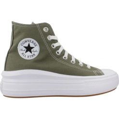 Tenisówki Converse Model Chuck Taylor All Star Move Hi Kolor Zielony. Brązowe trampki i tenisówki damskie Converse, bez wzorów, z tkaniny, retro, bez zapięcia. Za 398.50 zł.