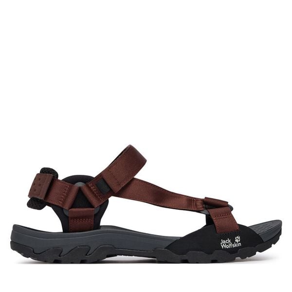 Sandały Jack Wolfskin. Brązowe sandały męskie Jack Wolfskin, bez zapięcia. Za 254.99 zł.