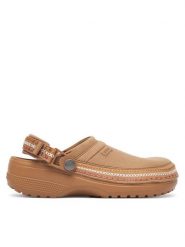 Crocs Klapki 214048 Brązowy. Brązowe klapki męskie Crocs, z tworzywa sztucznego. Za 319.99 zł.