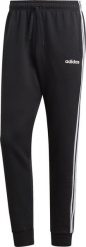 Adidas Spodnie męskie Essentials 3S Tapered Pant Fl czarne r. S (DQ3095). Czarne spodnie sportowe męskie Adidas, m, bez wzorów. Za 139.00 zł.