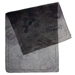 Szary Elegancki Damski Szal Anekke REAL. Szare szaliki i chusty damskie Anekke, z aplikacjami, eleganckie. Za 119.00 zł.