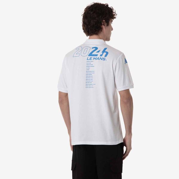 Koszulka Kappa Barli 24h Le Mans. Czarne koszulki polo męskie Kappa, m, bez wzorów, z bawełny, bez kołnierzyka, bez ramiączek, do biegania. Za 223.55 zł.