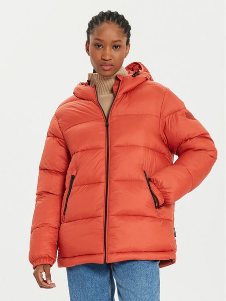 Napapijri Kurtka zimowa A-Box Logo NP0A4HZ2 Czerwony Regular Fit. Czerwone kurtki damskie Napapijri, na zimę, xs, bez wzorów, z syntetyku, bez kaptura. Za 769.99 zł.
