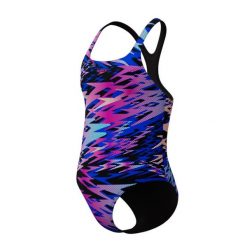 Dziewczęcy jednoczęściowy kostium kąpielowy Speedo Hyperboom Allover Medalist. Czarne stroje kąpielowe dla dziewczynek Speedo, bez wzorów, z materiału. Za 240.00 zł.