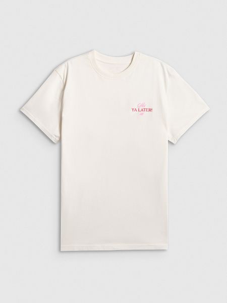 T-shirt loose з принтом жіночий - бежевий. T-shirty damskie 4f, m, bez wzorów, bez kołnierzyka. W wyprzedaży za 579.90 zł.