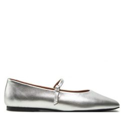 Baleriny Calvin Klein. Szare baleriny damskie Calvin Klein, bez wzorów, bez obcasa. Za 649.99 zł.