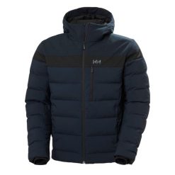 Kurtka Narciarska Helly Hansen Bossanova Puffy Jacket Granatowa. Niebieskie kurtki męskie Helly Hansen, l, bez wzorów, bez kaptura. W wyprzedaży za 879.00 zł.
