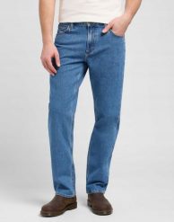 MESKIE SPODNIE LEE HADEN MORGAN 112371203. Spodnie materiałowe męskie Lee, l, bez wzorów, z jeansu. Za 219.99 zł.