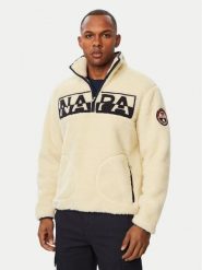 Napapijri Polar Archive NP0A8A8H Beżowy jasny Relaxed Fit. Brązowe bluzy męskie Napapijri, m, bez wzorów, z polaru, bez kaptura. Za 879.99 zł.