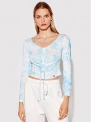 Rage Age Bluzka Leda 2 Niebieski Slim Fit. Niebieskie bluzki damskie Rage Age, s, bez wzorów, z wiskozy, bez kołnierzyka, bez ramiączek. Za 159.99 zł.