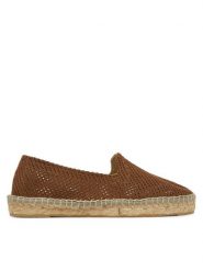Manebi Espadryle H 2.7 N0 Brązowy. Brązowe espadryle damskie Manebi, bez wzorów, z materiału, bez obcasa, bez zapięcia. Za 349.99 zł.