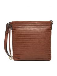 Lasocki Torebka CEO-LSK-K-022-06 Brązowy. Brązowe listonoszki damskie Lasocki, bez wzorów, z materiału, bez dodatków. Za 179.99 zł.