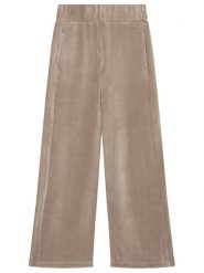 Mayoral Spodnie materiałowe 7576 Beżowy Wide Leg. Brązowe spodnie materiałowe dla dziewczynek Mayoral, bez wzorów, z bawełny. Za 119.99 zł.