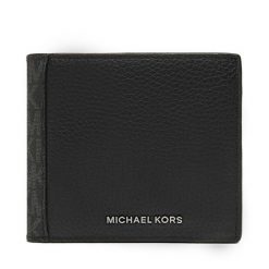 Portfel MICHAEL Michael Kors. Czarne portfele męskie MICHAEL Michael Kors, bez wzorów. Za 529.99 zł.