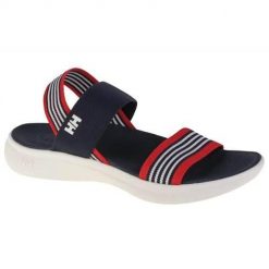 Buty do chodzenia damskie Helly Hansen Risor W. Niebieskie sandały damskie Helly Hansen, bez wzorów, z materiału, bez obcasa, bez zapięcia. W wyprzedaży za 245.10 zł.
