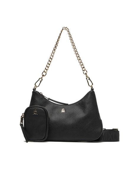 Steve Madden Torebka Bsin SM13001827 Czarny. Czarne torebki do ręki damskie Steve Madden, bez wzorów, ze skóry, bez dodatków. Za 339.99 zł.