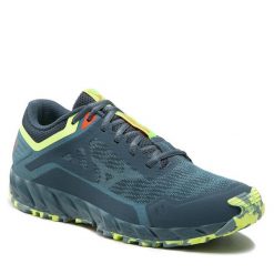 Buty do biegania Mizuno. Zielone buty sportowe męskie Mizuno, bez zapięcia, do biegania, mizuno wave. Za 449.99 zł.