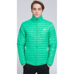 Kurtka puchowa męska KUMP203 - zielony. Kurtki męskie marki 4f. W wyprzedaży za 149.99 zł.