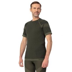 T-shirt turystyczny termoaktywny męski Tagart Woodsman z jonami srebra. Zielone t-shirty męskie tagart, m, bez wzorów, bez kołnierzyka. Za 179.00 zł.