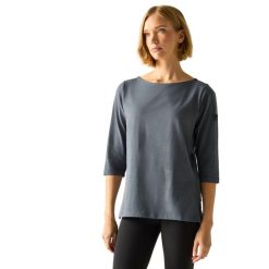 T-shirt Damski Pevia. Szare t-shirty damskie Regatta, l, bez wzorów, z bawełny, bez kołnierzyka. Za 93.99 zł.