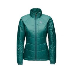 Damska kurtka puchowa Black Diamond Solution 2.0. Zielone kurtki snowboardowe damskie Black Diamond, l, bez wzorów, z puchu, bez kaptura, narciarskie. Za 851.50 zł.