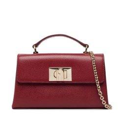 Torebka Furla. Czerwone torebki do ręki damskie Furla, bez wzorów, wizytowe, bez dodatków. Za 1,104.00 zł.