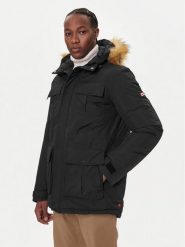 Hunter Parka Angus HARM0018252 Czarny Regular Fit. Czarne kurtki męskie Hunter, m, bez wzorów, z syntetyku, bez kaptura. Za 959.99 zł.