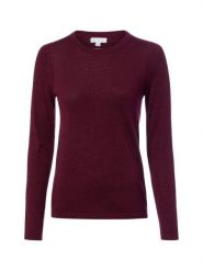 Brookshire Sweter z dzianiny merino Kobiety Wełna lila, L. Swetry damskie brookshire, l, bez wzorów, z dzianiny, klasyczne, bez kołnierzyka, bez ramiączek, bez kaptura. Za 249.95 zł.