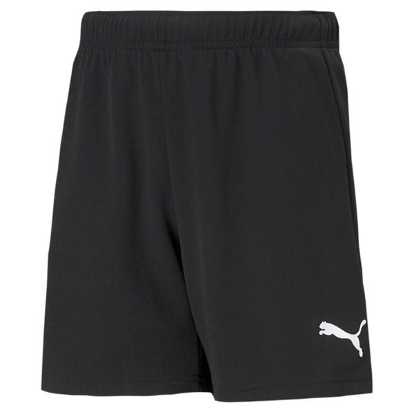 Spodenki dziecięce Puma teamRise. Białe szorty dla chłopców Puma, bez wzorów, z materiału. Za 49.09 zł.