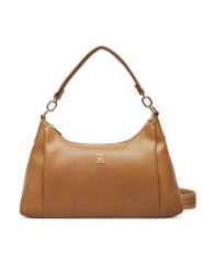 Tommy Hilfiger Torebka Th Essential Shoulder Bag AW0AW18373 Brązowy. Brązowe torebki do ręki damskie Tommy Hilfiger, bez wzorów, ze skóry, bez dodatków. Za 529.99 zł.