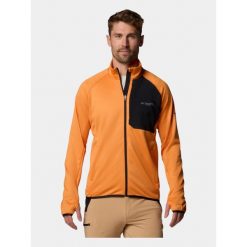 Sweter męski Columbia Triple Canyon Grid FZ II. Brązowe swetry przez głowę męskie Columbia, m, bez wzorów, bez kołnierzyka. Za 389.00 zł.