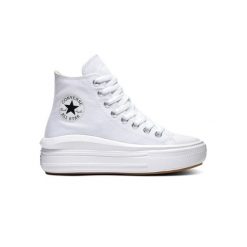 Trampki damskie Converse Chuck Taylor All Star Move Platform Hi. Białe trampki i tenisówki damskie Converse, bez wzorów, retro, bez zapięcia. Za 383.00 zł.