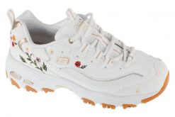Buty sportowe Sneakersy damskie, D Lites. Białe obuwie sportowe damskie Skechers, bez wzorów, z materiału, trekkingowe. Za 359.99 zł.