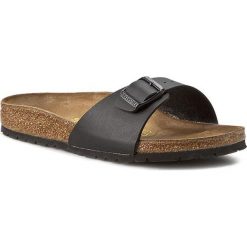 Klapki BIRKENSTOCK - Madrid 0040793 Black. Czarne klapki damskie Birkenstock, ze skóry ekologicznej. W wyprzedaży za 179.00 zł.