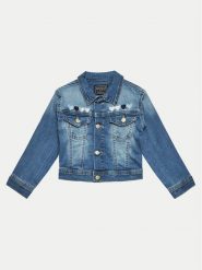 Guess Kurtka jeansowa K4GL01 D4CA0 Granatowy Regular Fit. Niebieskie kurtki i płaszcze dla dziewczynek Guess, z aplikacjami, z bawełny, bez kaptura. Za 339.99 zł.
