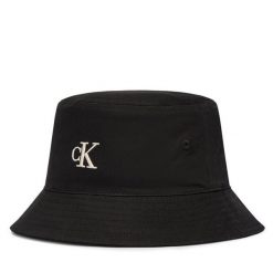 Kapelusz Calvin Klein. Czarne czapki i kapelusze damskie Calvin Klein, bez wzorów. Za 189.99 zł.