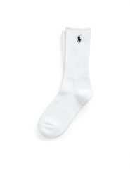 Polo Ralph Lauren Skarpety długie 455846847003 Biały. Białe skarpety damskie Polo Ralph Lauren, bez wzorów, z materiału. Za 75.99 zł.
