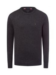Tommy Hilfiger Sweter z dodatkiem kaszmiru Mężczyźni Bawełna szary, XXL. Szare swetry przez głowę męskie Tommy Hilfiger, m, bez wzorów, z bawełny, bez kołnierzyka. Za 519.95 zł.