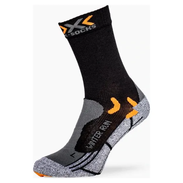 X-Socks Skarpety Winter Run Si Lver , czarny, rozmiar S. Czarne skarpety damskie X-Socks, bez wzorów, z nylonu. W wyprzedaży za 69.99 zł.