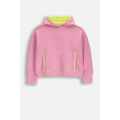 Bluza dresowa Dziewczęca WL6 różowa sportowa. Czerwone bluzy dla dziewczynek LEMON explore, na jesień, bez wzorów, z dresówki, bez ramiączek, z kapturem. Za 99.90 zł.