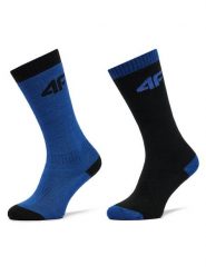 4F Skarpety narciarskie 4FJWAW24UFSOM145 Kolorowy. Buty zimowe chłopięce 4f, bez wzorów, z materiału, bez zapięcia. Za 69.99 zł.