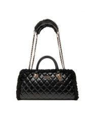 Guess Torebka Cristi HWTG81 39090 Czarny. Czarne torebki do ręki damskie Guess, z aplikacjami, ze skóry, bez dodatków. Za 489.99 zł.